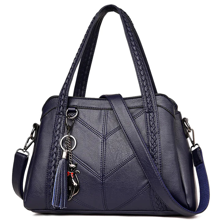 👜: Vdisi Wild Fashion Soft Leather Tote - Premium Large Capacity