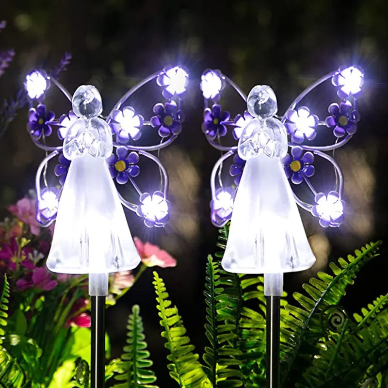 ๐ผ Solar Angel Garden Lights - LED Outdoor Memorial & Decorative Lighting