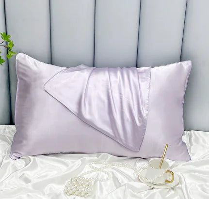 ❄️: Cooling Ice Silk Double-Sided Pillowcase - Temperature Regulating