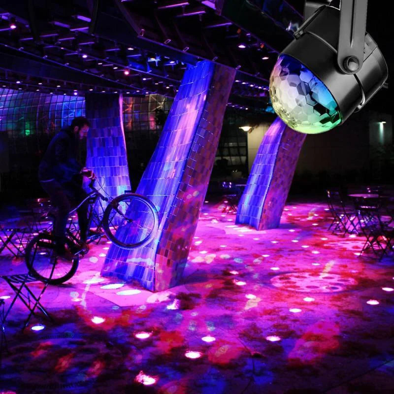 ๐บ: Disco Party Lights Strobe LED DJ Ball - Sound Activated Dance Lamp