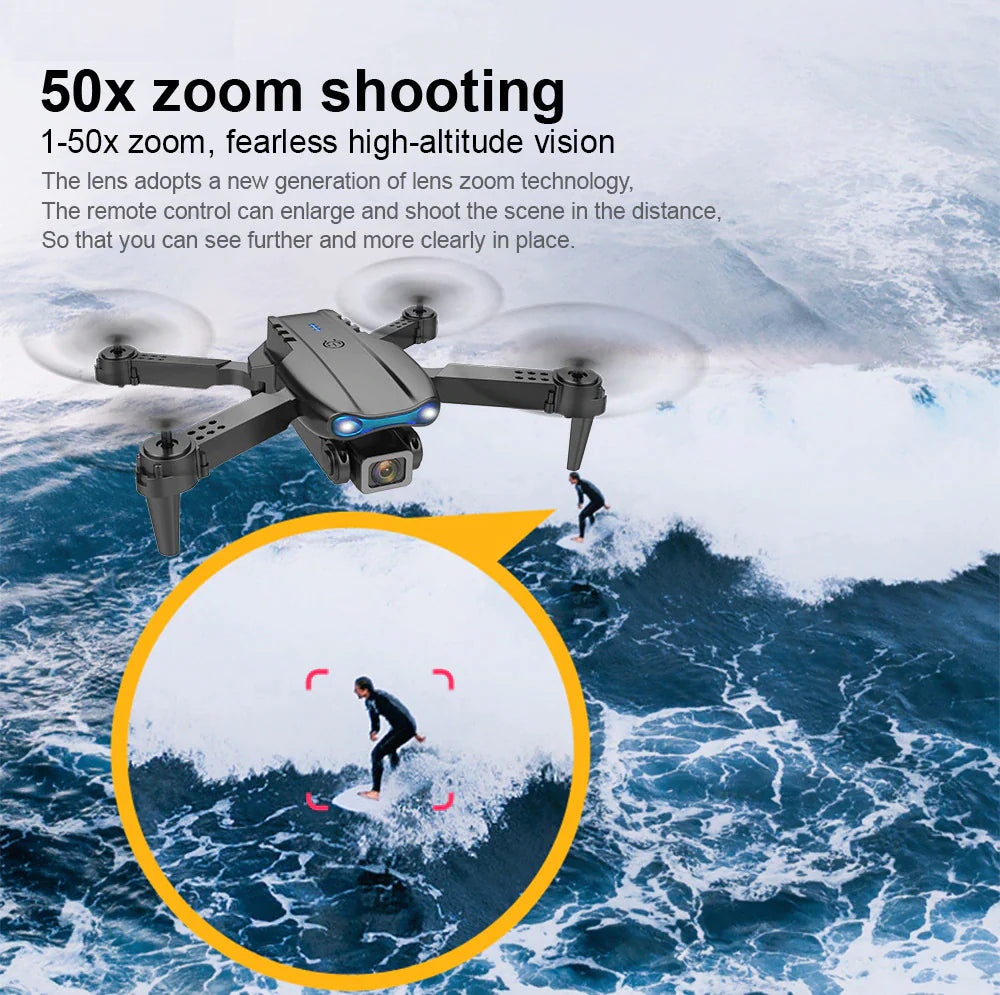 π: Drone X Pro 5G 4K GPS - Professional Dual Camera WiFi FPV Quadcopter