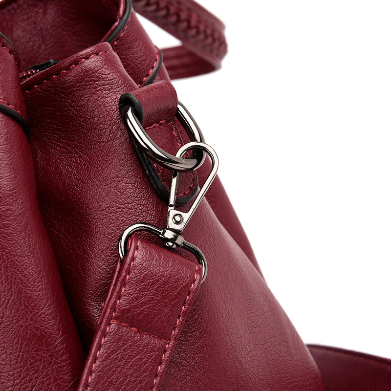👜: Vdisi Wild Fashion Soft Leather Tote - Premium Large Capacity