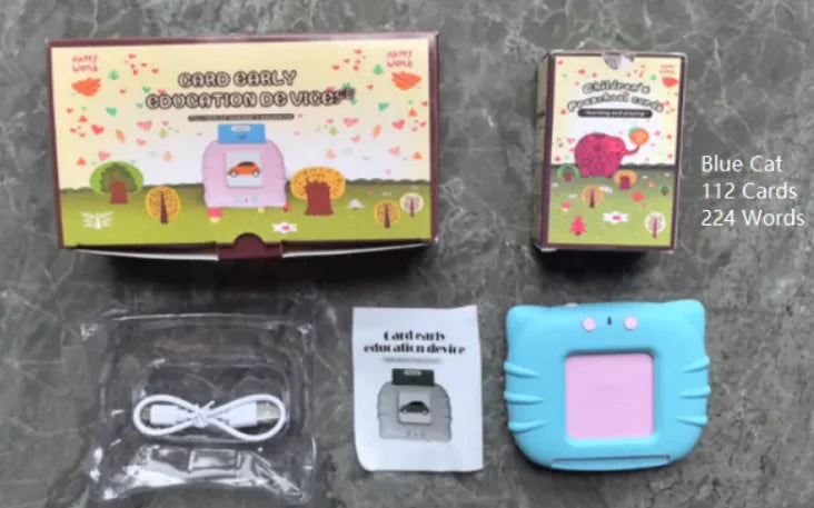 π Kids Early Learning Pronunciation Device - Interactive British Accent Flashcards
