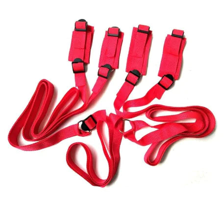 ποΈ Plush Bed Restraint Straps - Comfortable Intimate Bondage System