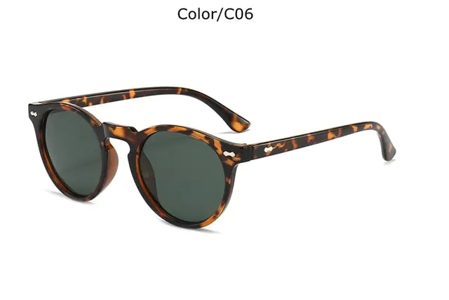 🕶️: Designer Polarized Round Lens Sunglasses - Effortless Chic Style
