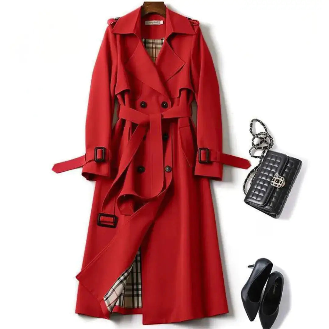 🧥: Classic Trench Coat - Timeless Double-Breasted Outerwear