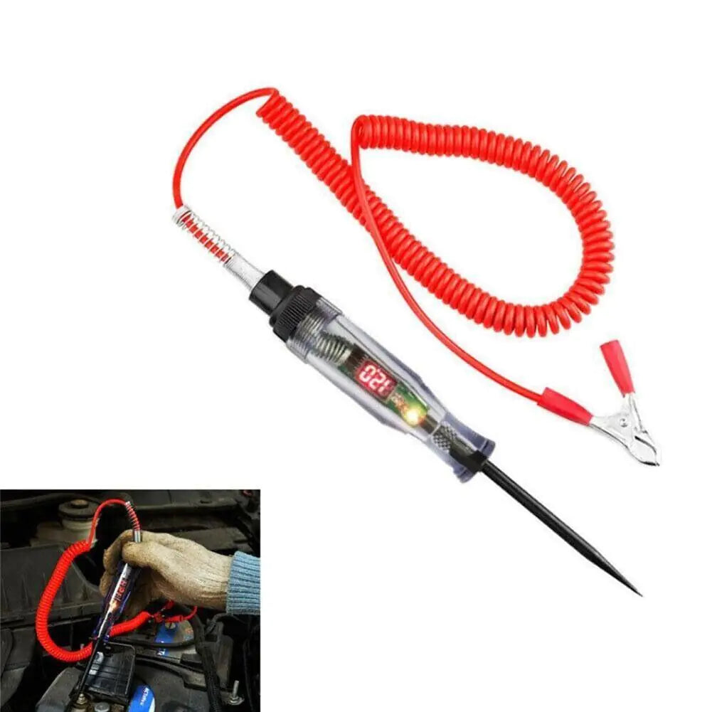 ⚡ Digital Electric Voltage Circuit Tester - Automotive Test Light 6-24V