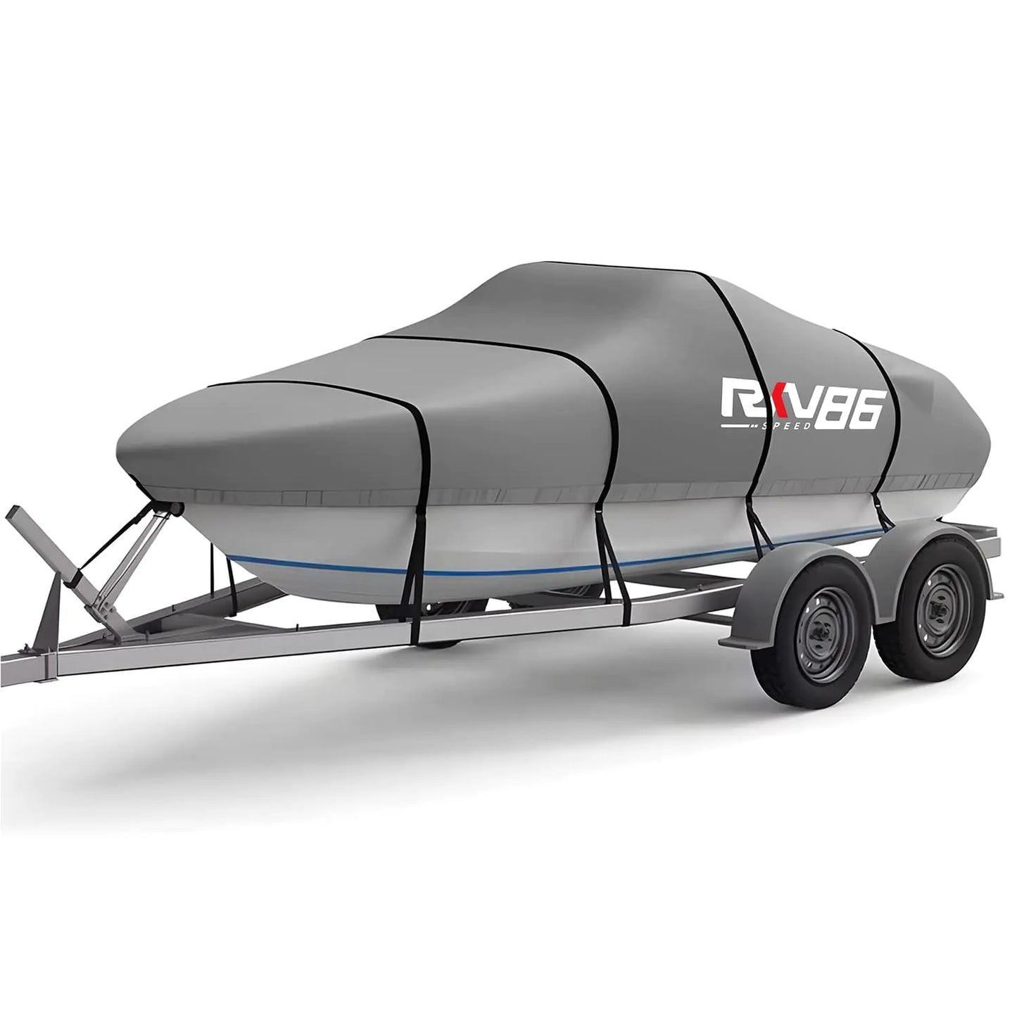 β΅ RKV86 Boat Cover 20-22ft - 600D Oxford Waterproof Marine Grade Protection