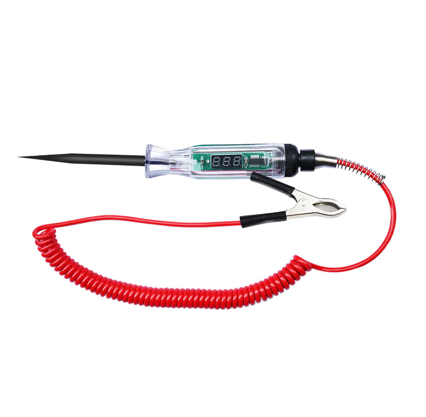 ⚡ Digital Electric Voltage Circuit Tester - Automotive Test Light 6-24V