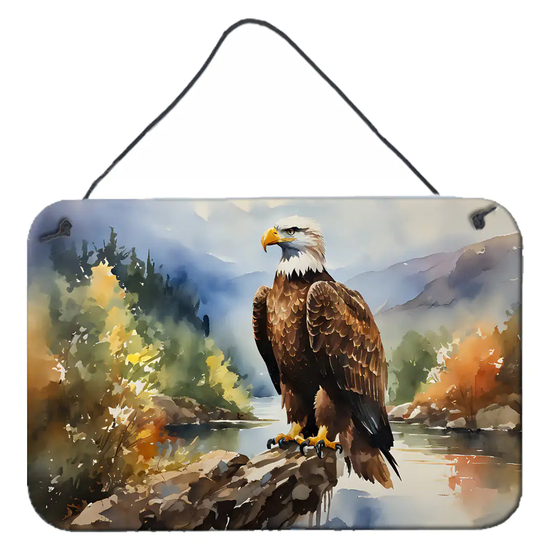 🦅 Eagle Wall or Door Hanging Prints - Patriotic Aluminum Art Decor