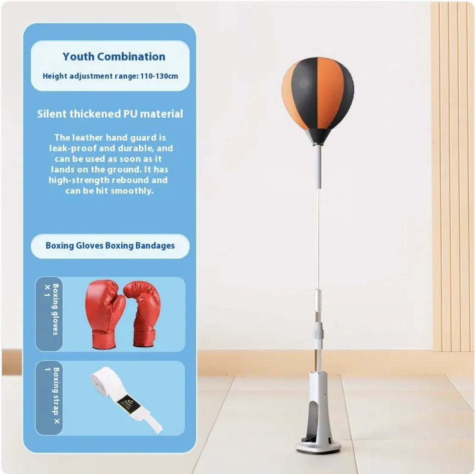 π₯: Vertical Speed Ball Boxing Target - Complete Training Kit with Gloves & Bandages