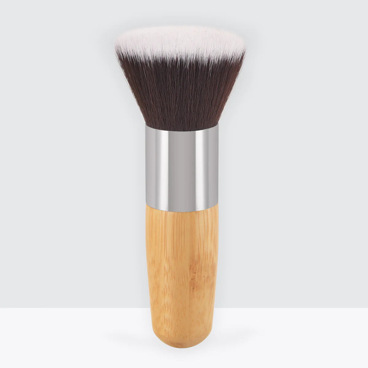 ποΈ Women's Bamboo Handle Flat Makeup Brush - Eco-Friendly Beauty Tool Set