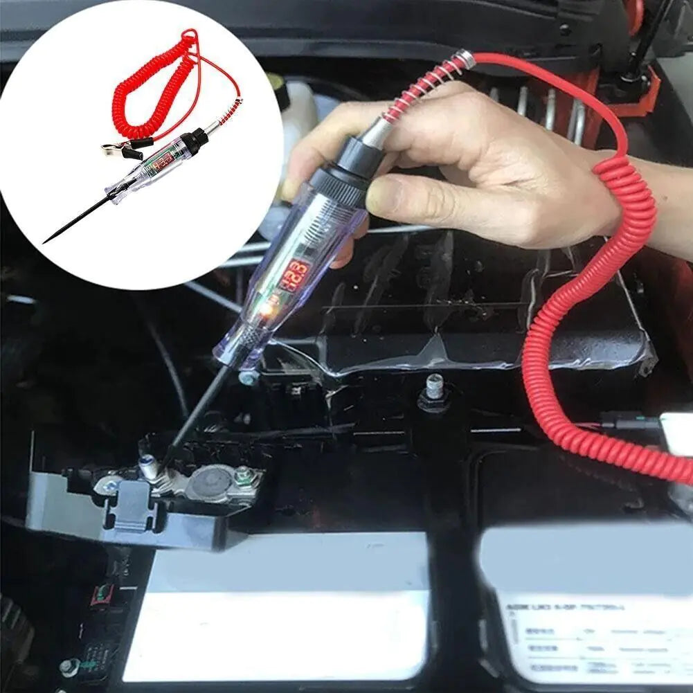 ⚡ Digital Electric Voltage Circuit Tester - Automotive Test Light 6-24V