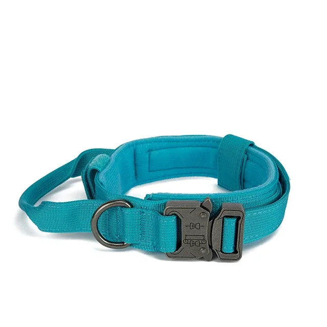 🎖️: Durable Tactical Dog Collar Leash - Military-Grade Walking Set