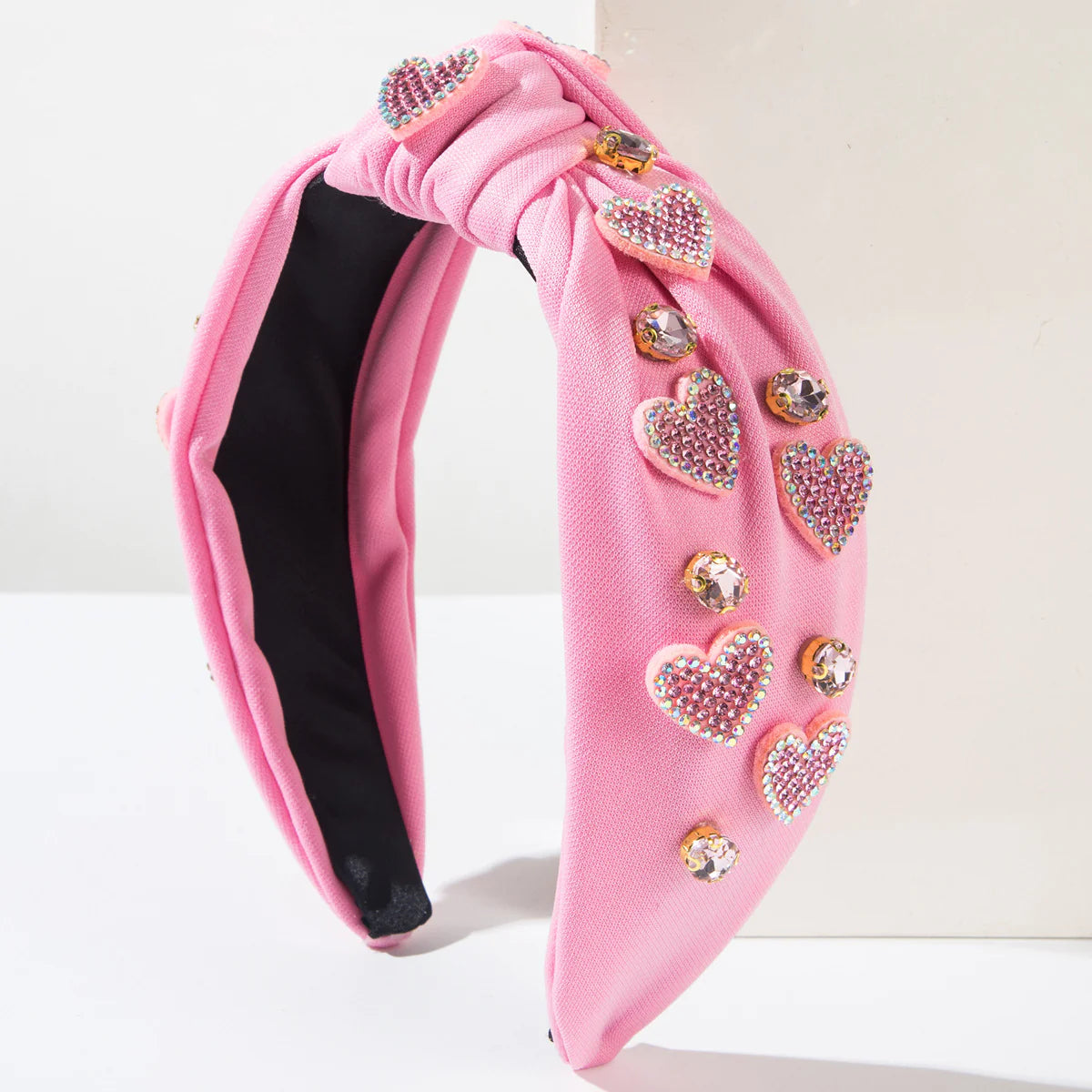 π Valentine's Day Headband Knotted Love Accessories - Romantic Hair Fashion