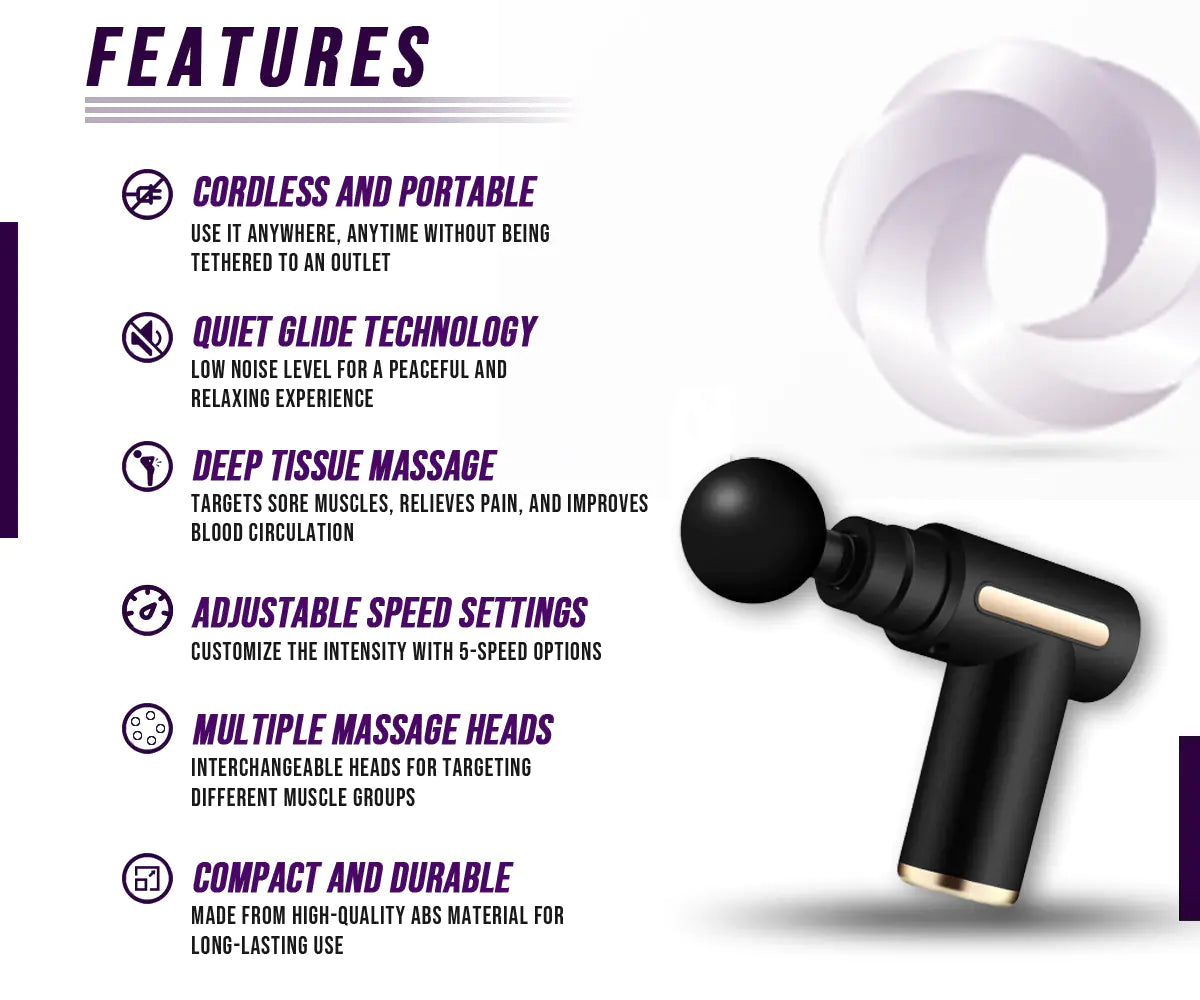 πͺ Muscle Massage Gun - Professional Deep Tissue Recovery Device