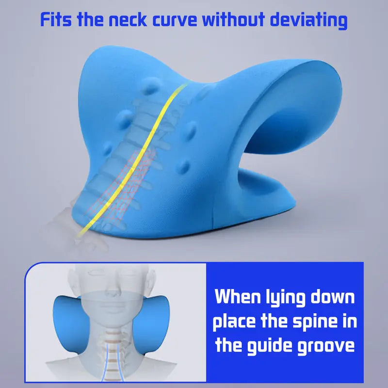 π: Neck Stimulator Pillow Massager - Therapeutic Sleep Support Device