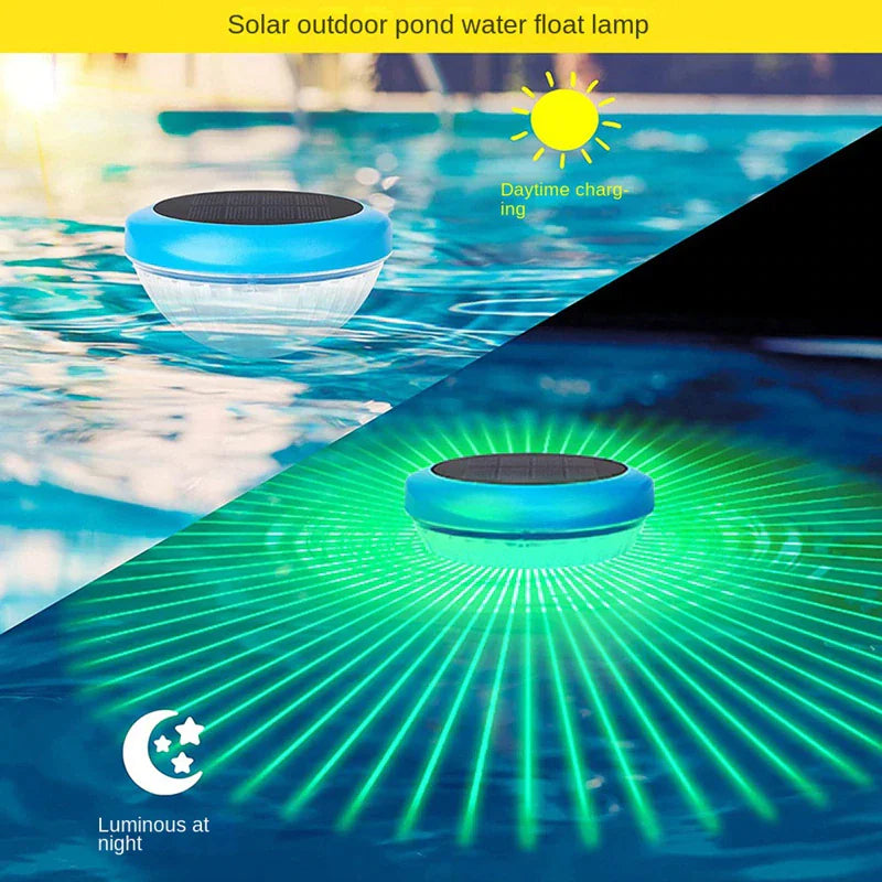 π Solar LED RGB Floating Pool Lights - Waterproof Garden Pond Lamps