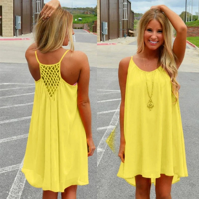 👗: Beach Chiffon Dress - Lightweight Summer Resort Wear