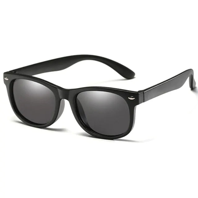 👶: Kids Round Polarized Sunglasses - Stylish UV Protection for Children