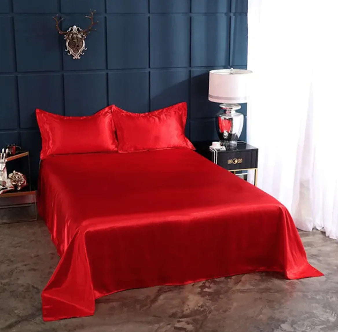 🛏️: Pure Ice Silk Bed Linen - Luxury Cooling Bedding Set