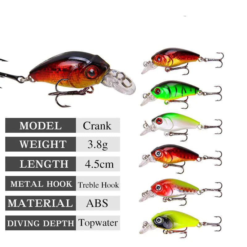 π£ Artificial Hard Bait - Durable Fishing Lures