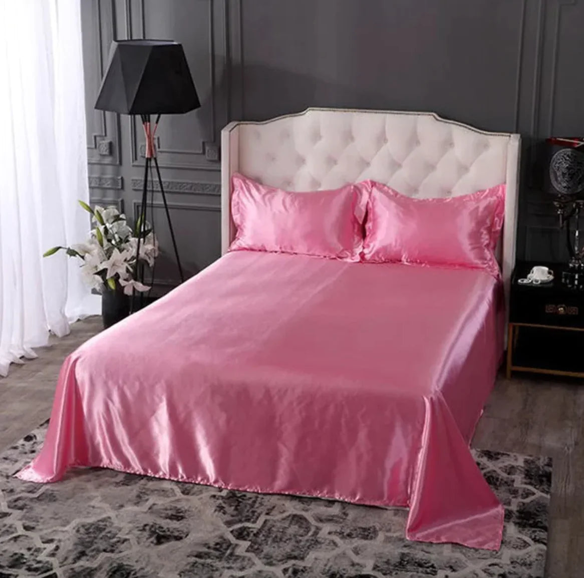 🛏️: Pure Ice Silk Bed Linen - Luxury Cooling Bedding Set