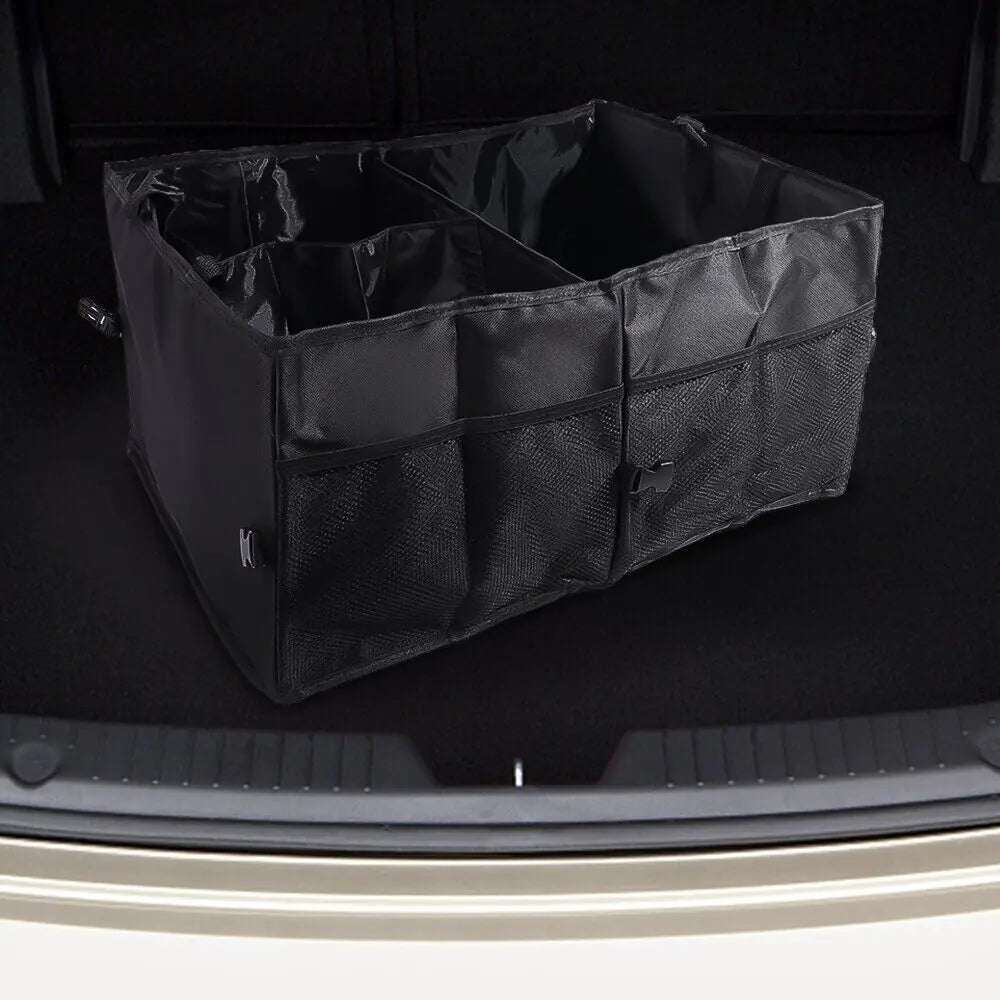 π 40L Trunk Cargo Organizer - Collapsible Car Storage Bin for SUV Truck