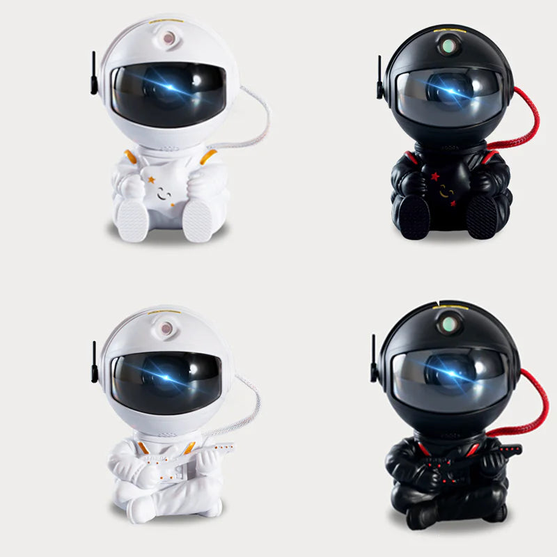 π Astronaut Star Projection Lamp - Galaxy Night Light with Cosmic Projector