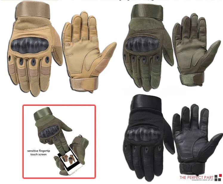 🏍️ Tactical Motorcycle Motocross Full Finger Gloves - Racing Riding Gear