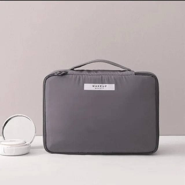 π: Stylish Makeup Bag Organizer - Beauty Essentials Storage