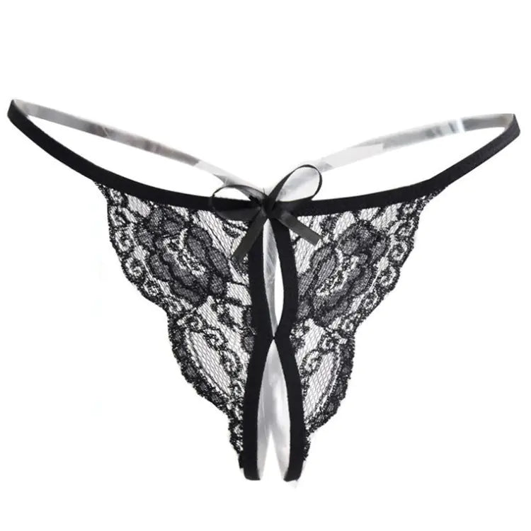 π€: Lace Thong Bodystocking with Open Crotch - Seductive Full Body Lingerie