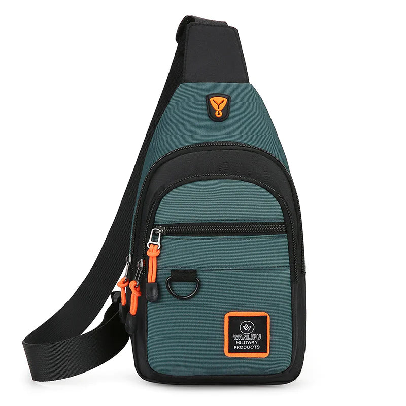 π: Men's Multi-Layer Crossbody Bag - Business Tactical Chest Pack