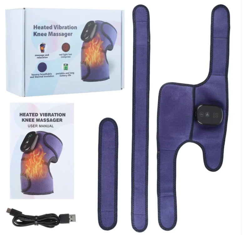π₯ Heating Massage Knee Pads - Therapeutic Heat & Vibration Therapy