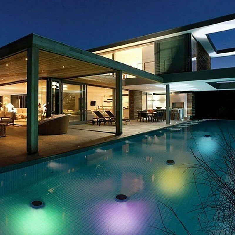 π Solar LED RGB Floating Pool Lights - Waterproof Garden Pond Lamps
