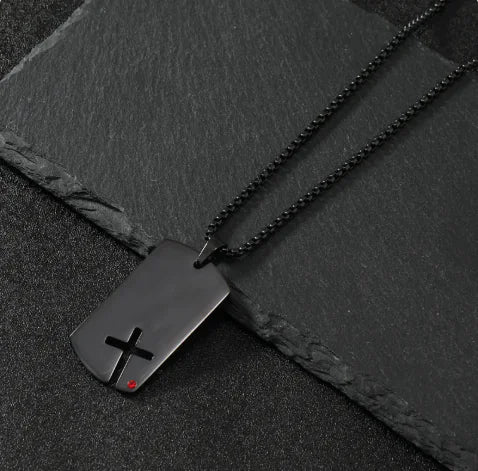 🔥: Punk Laser-Cut Stainless Steel Necklace
