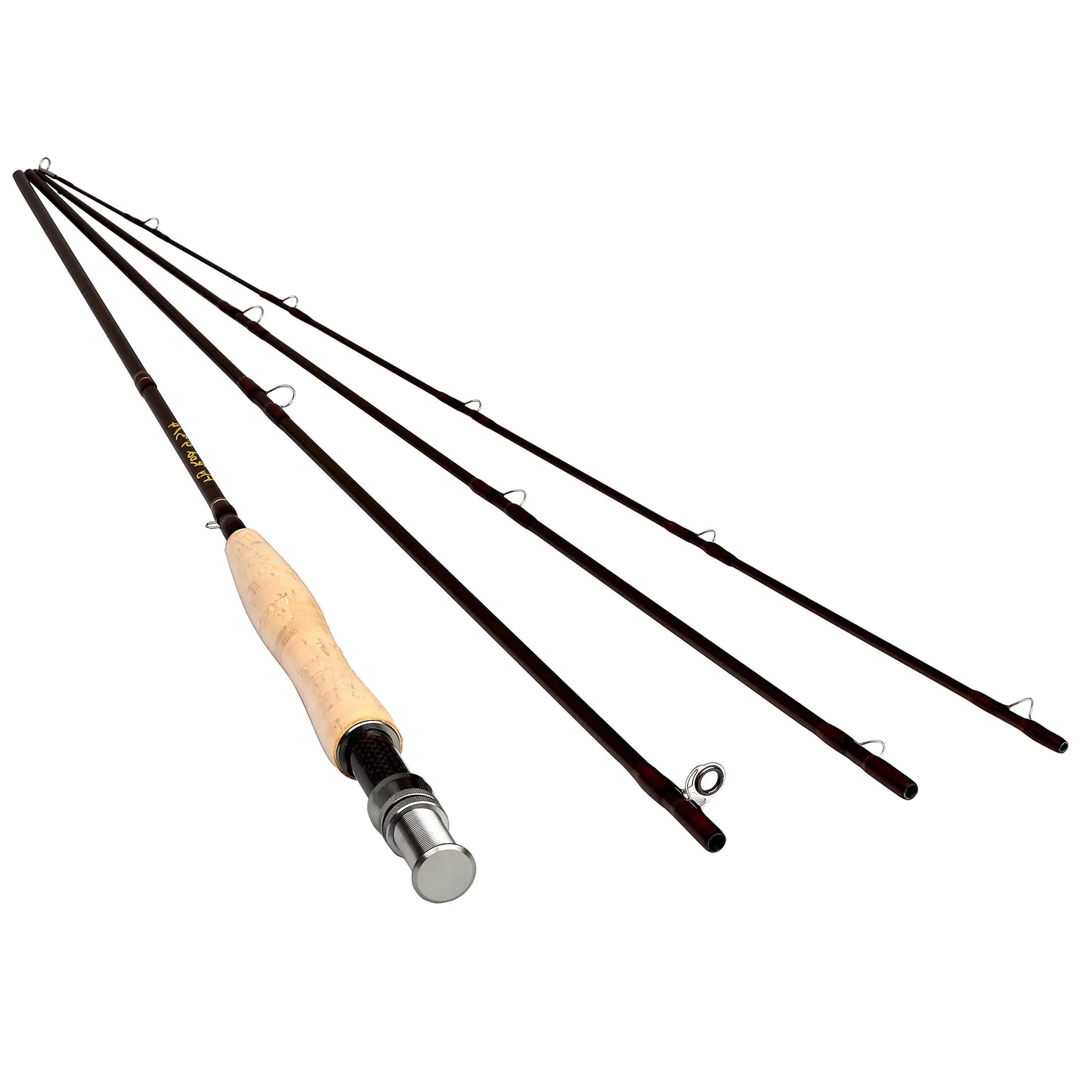 π£: 4-Piece Graphite Carbon Fiber Fly Fishing Rod - 9ft/10ft Freshwater Rod