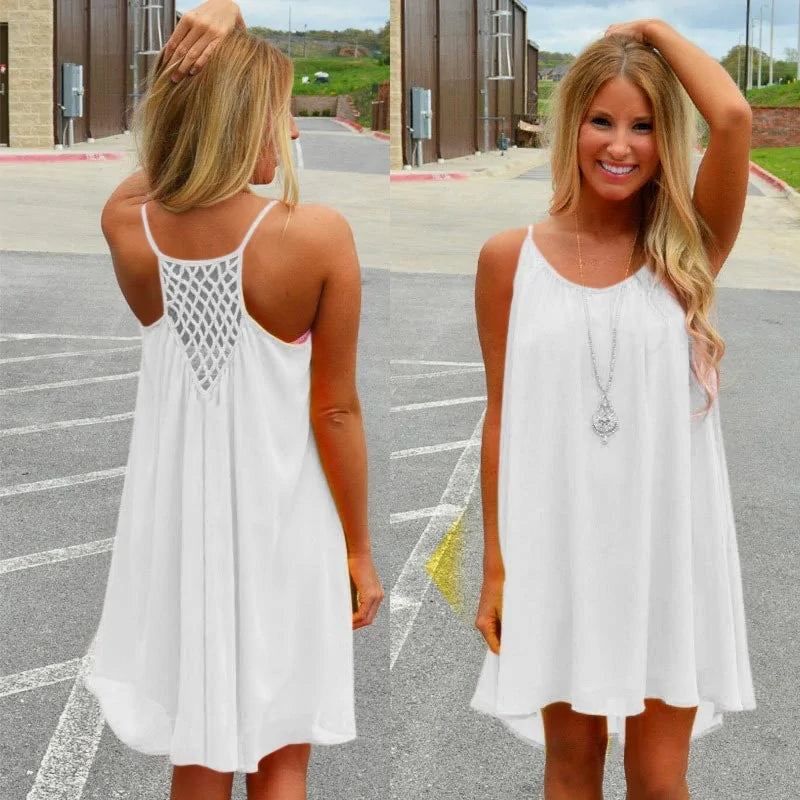 👗: Beach Chiffon Dress - Lightweight Summer Resort Wear