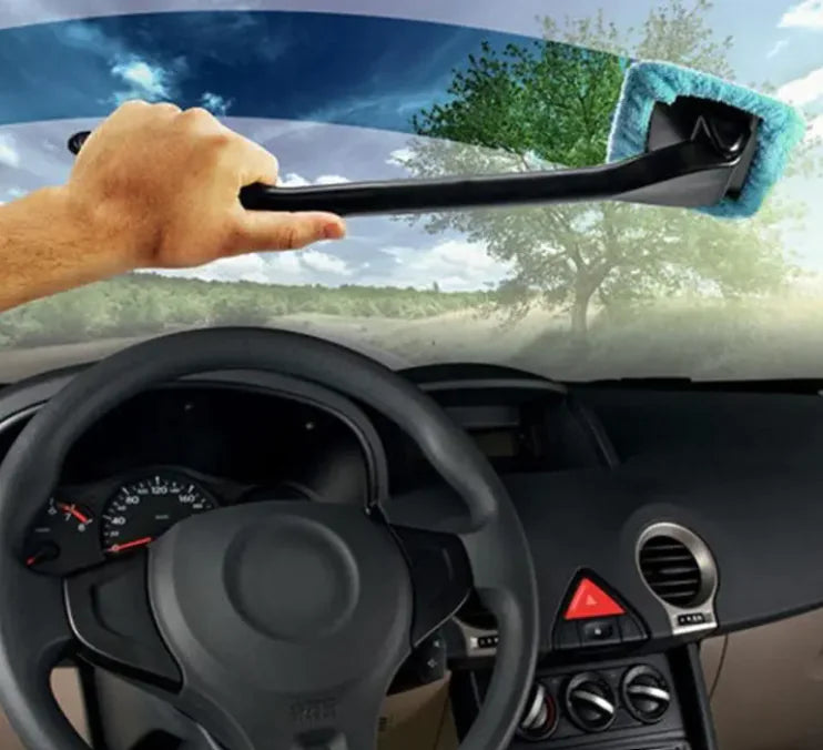 🚗 Car Window Brush - Professional Cleaning Tool with Ergonomic Handle