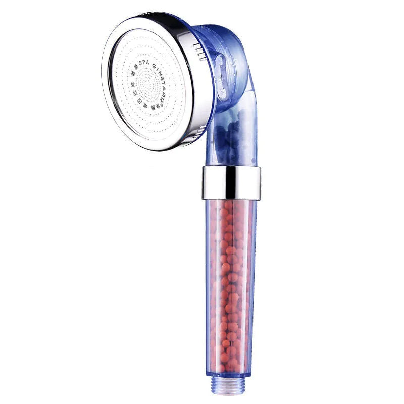 🚿 High-Pressure Negative Ion Shower Head - Wellness Water Technology