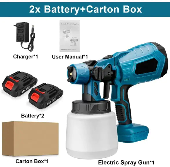π¨: Wireless Paint Sprayer - Cordless Electric Paint Gun for Professional Results