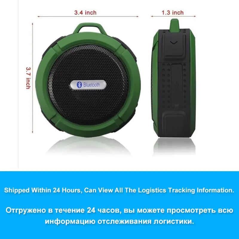 π Portable Waterproof Bluetooth Speaker - Ultimate Adventure Audio Companion
