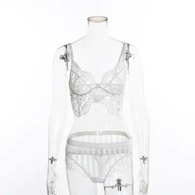 💋: Lace Lingerie Set - Sexy Two-Piece Outfit for Ultimate Allure