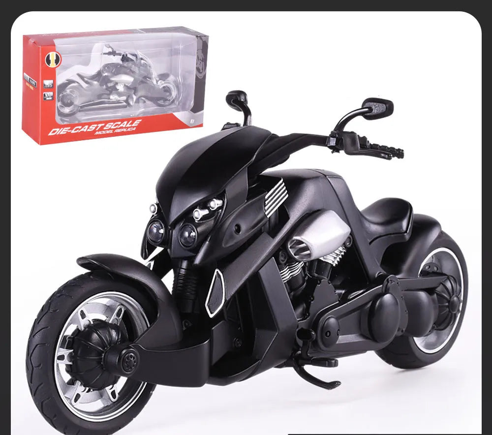 ποΈ: Realistic Alloy Motorcycle Toy - Premium Die-Cast Children's Collectible