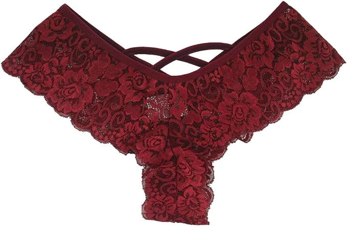 💋: 4-Pack Women's Lace Underwear Set - Sexy Lingerie Collection Plus Size