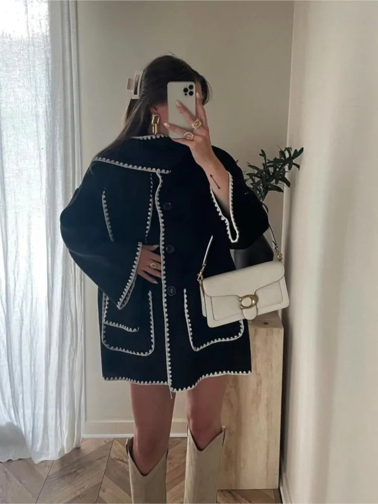 🧥: Women's Plush Thick Winter Coat - Ultimate Cozy Warmth