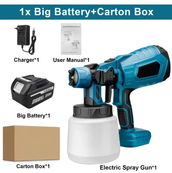 π¨: Wireless Paint Sprayer - Cordless Electric Paint Gun for Professional Results