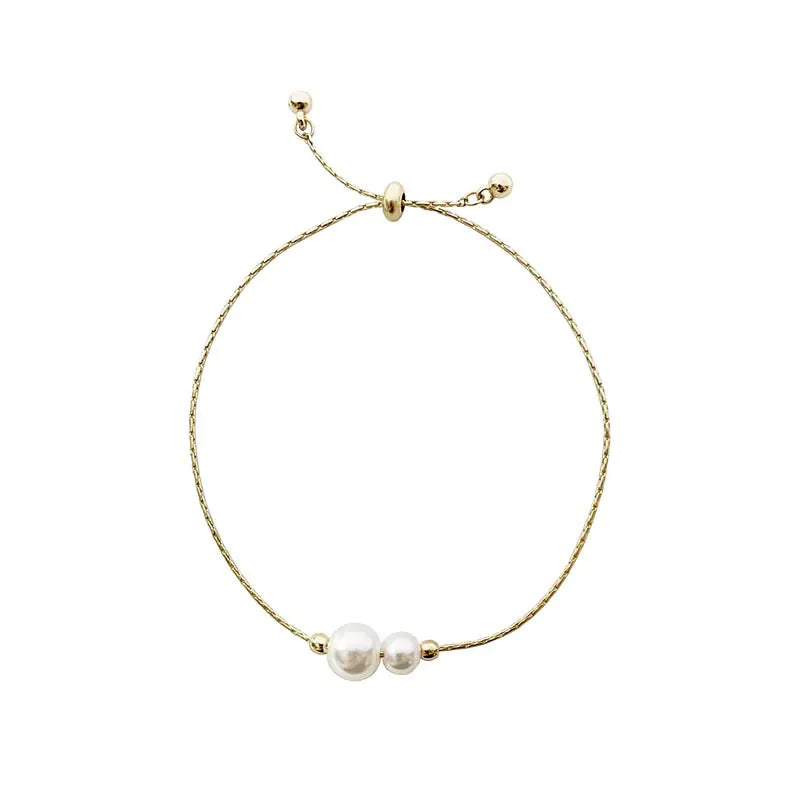 💎: Korean Style Baroque Pearl Bracelet - Elegant Women's Fashion Jewelry