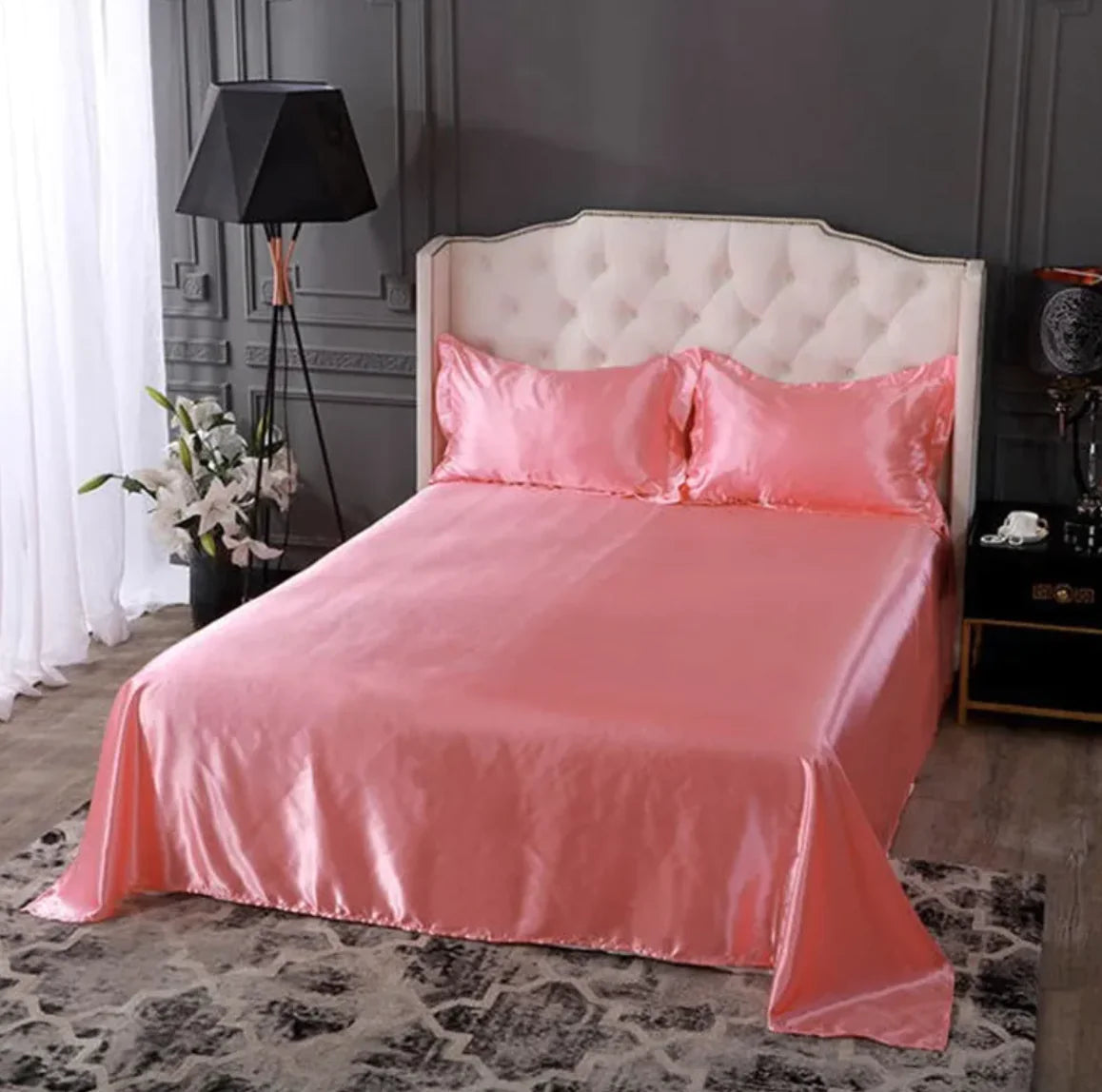 🛏️: Pure Ice Silk Bed Linen - Luxury Cooling Bedding Set
