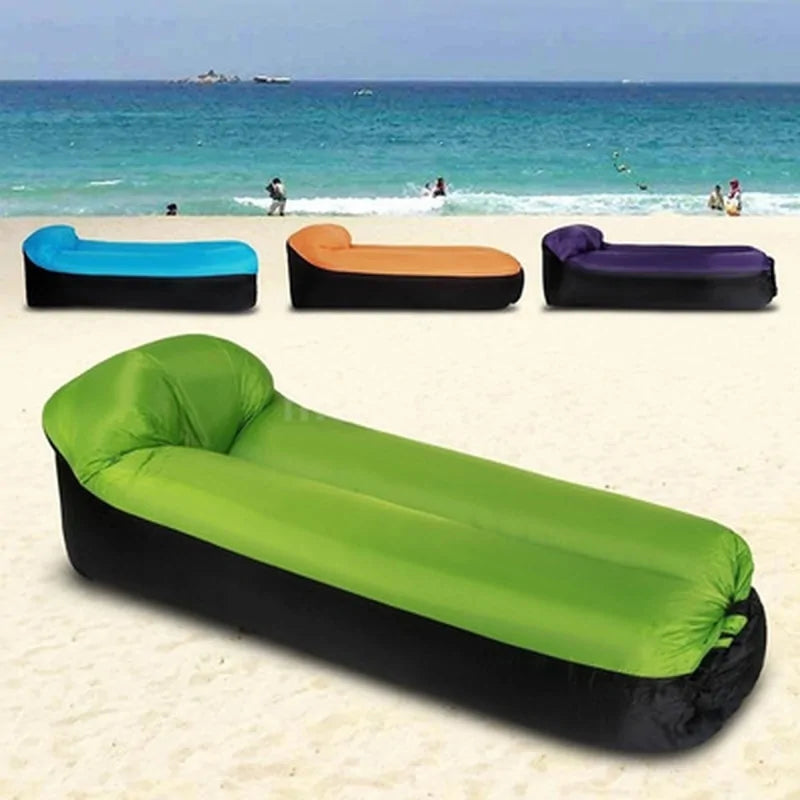 ποΈ: Beach Lounge Inflatable Bag - Portable Comfort for Outdoor Relaxation